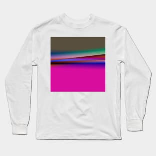 red blue green texture art Long Sleeve T-Shirt